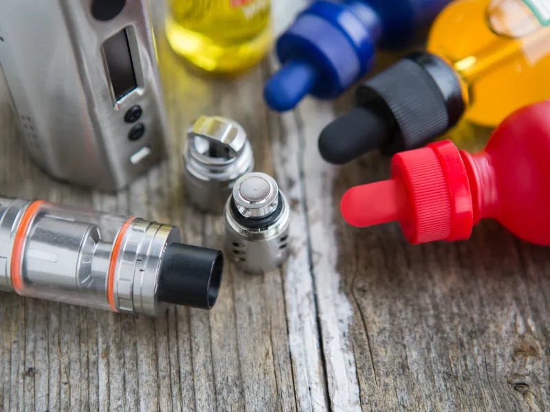 photo e-cigarette pour la veille concurrentielle d'un client