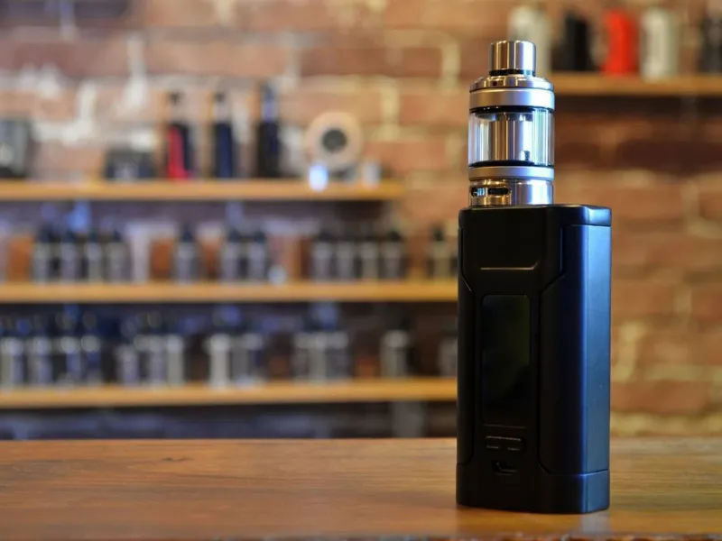 photo d'une e-cigarette dans le cadre de l'étude de cas sur une analyse concurrentielle
